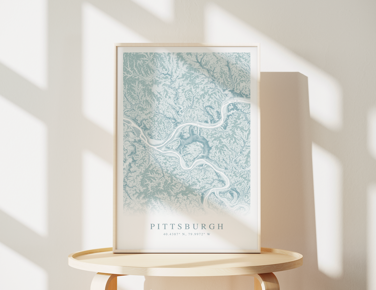 Pittsburgh Map Print