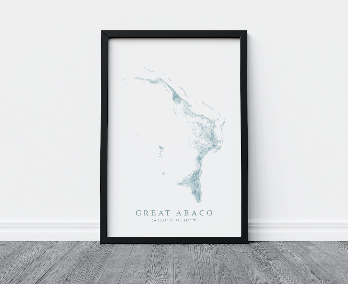 Great Abaco Map Print