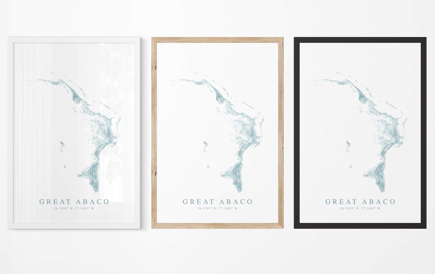 Great Abaco Map Print