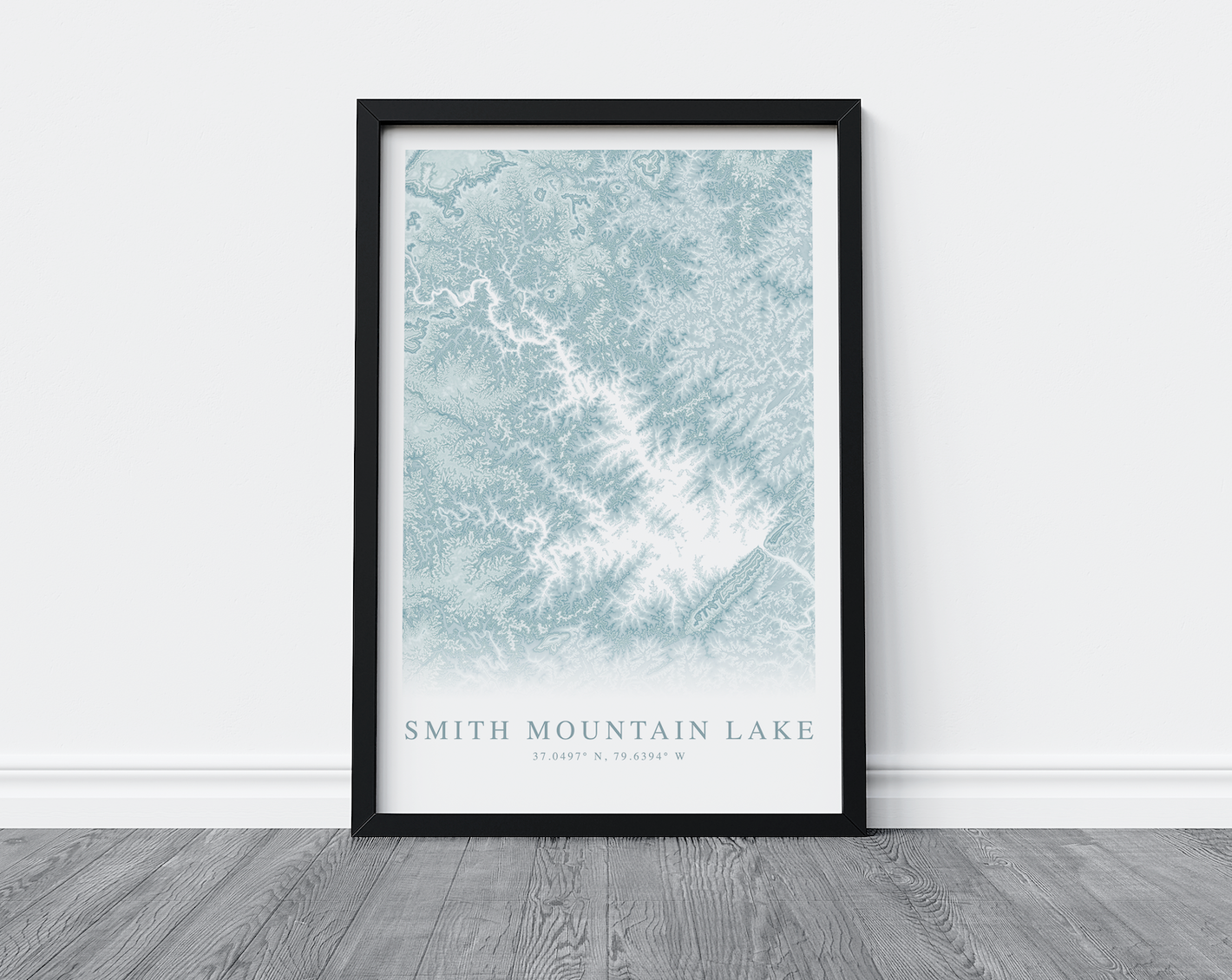 Smith Mountain Lake Map Print