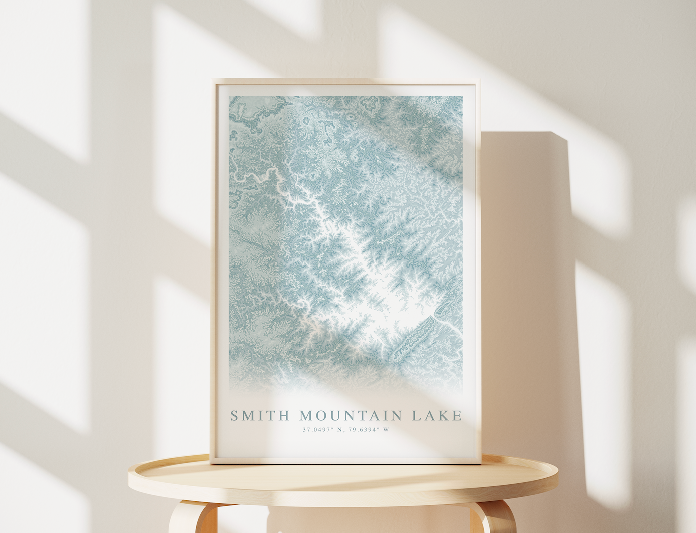 Smith Mountain Lake Map Print