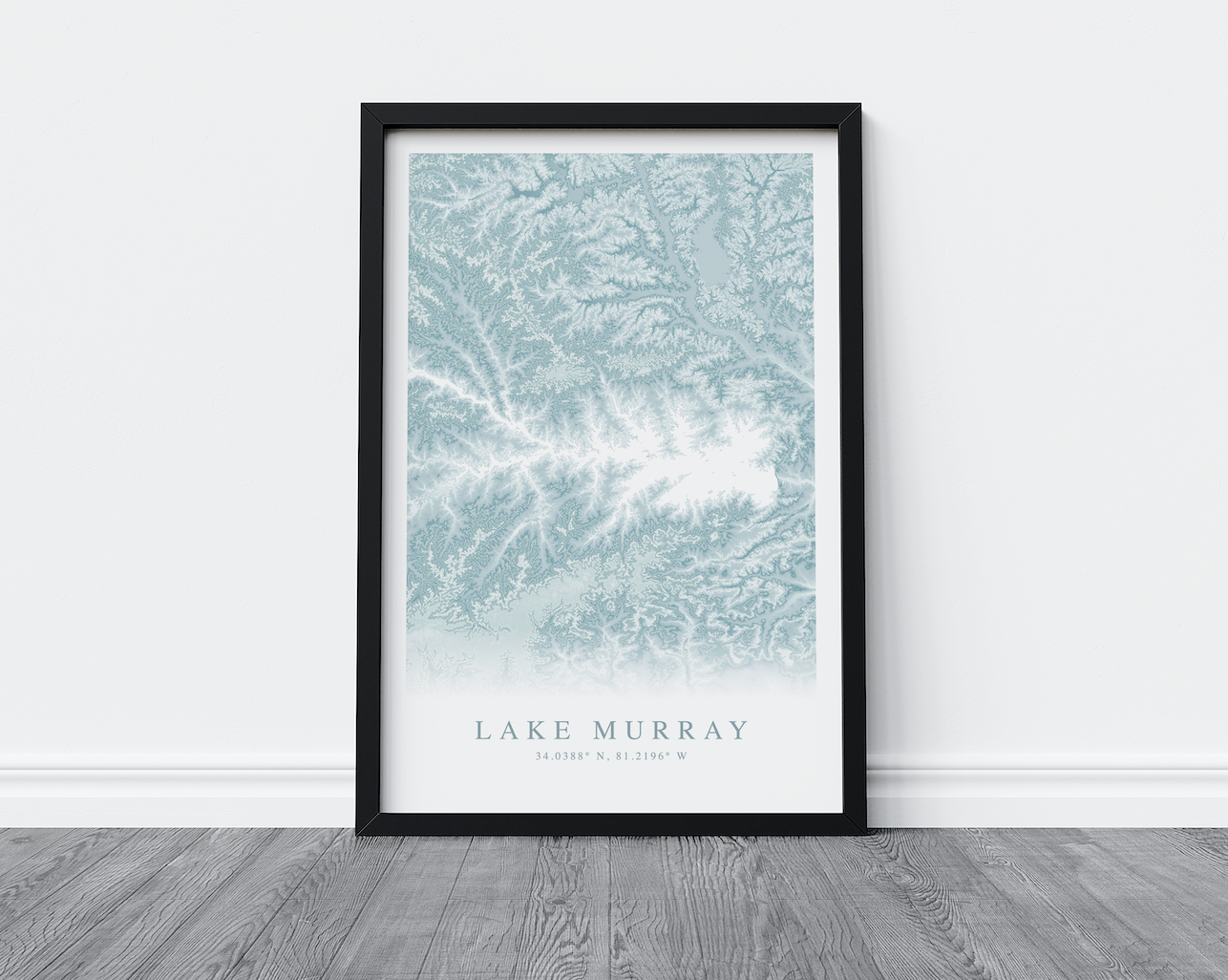 Lake Murray Map Print