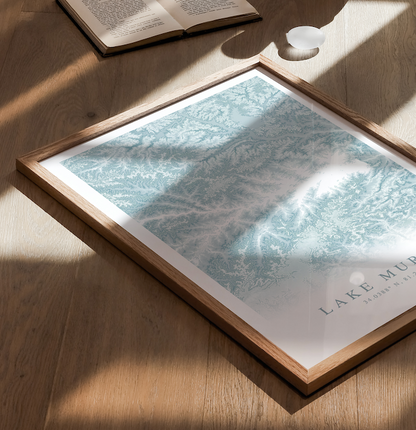 Lake Murray Map Print