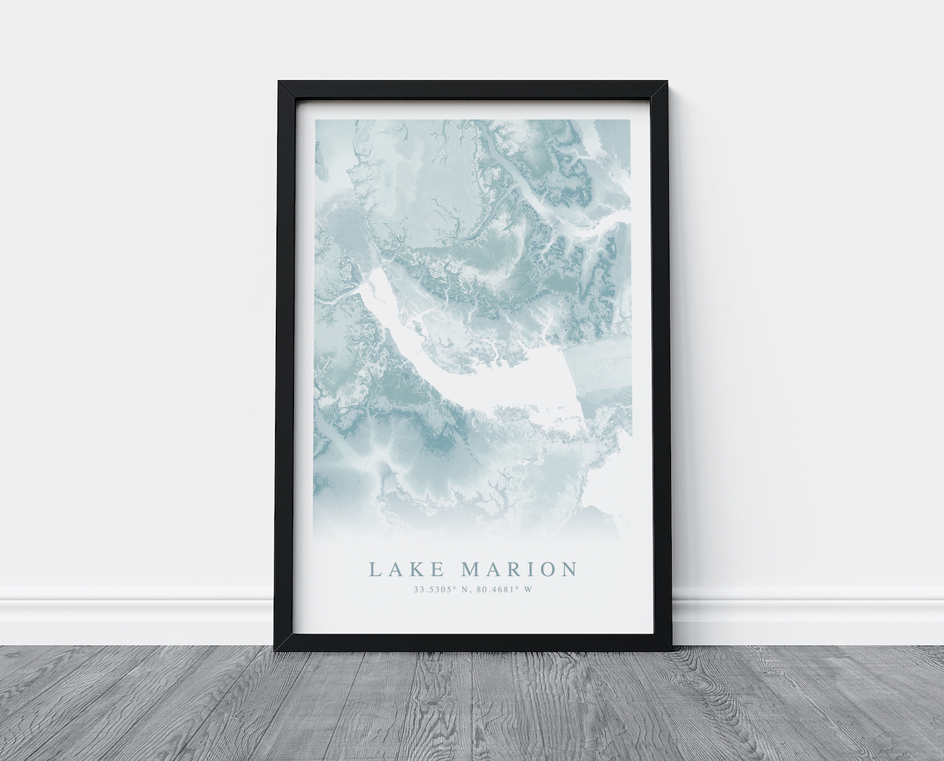 Lake Marion Map Print