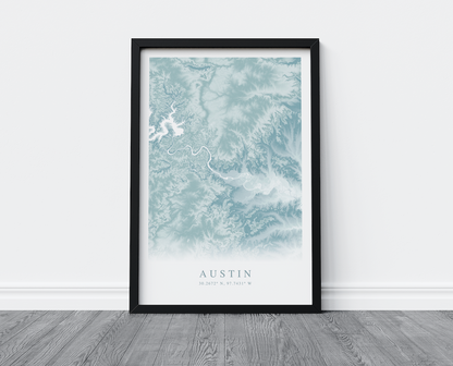 Austin Map Print