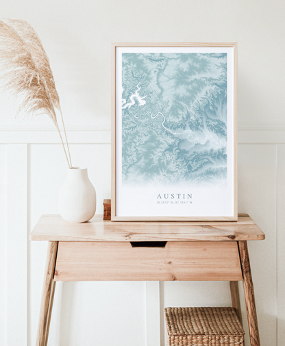 Austin Map Print