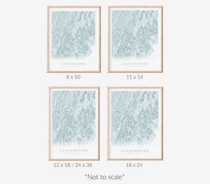 Eastchester Map Print