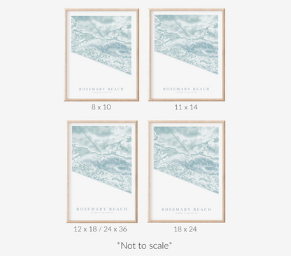 Rosemary Beach Map Print