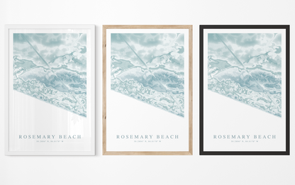 Rosemary Beach Map Print