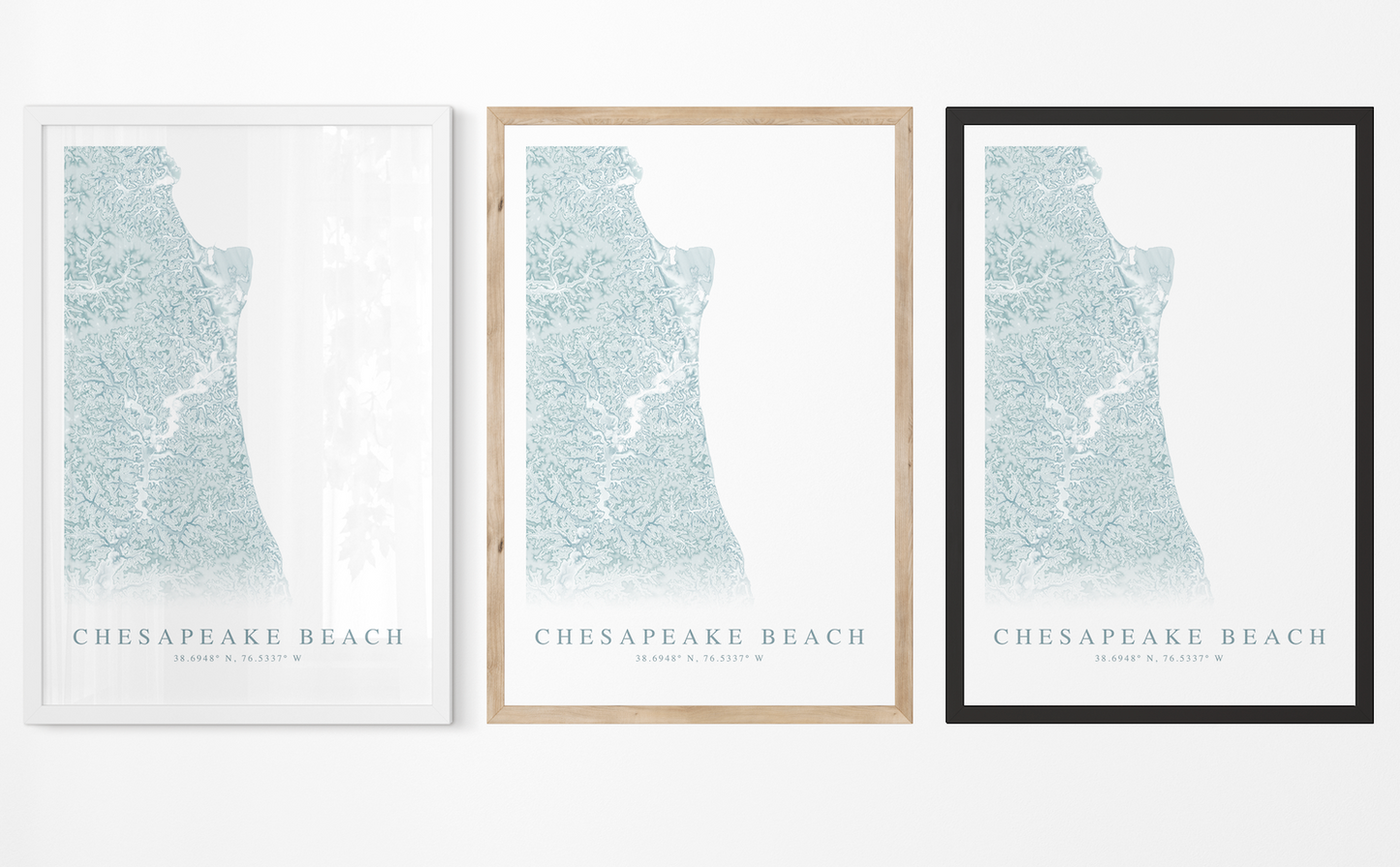 Chesapeake Beach Map Print