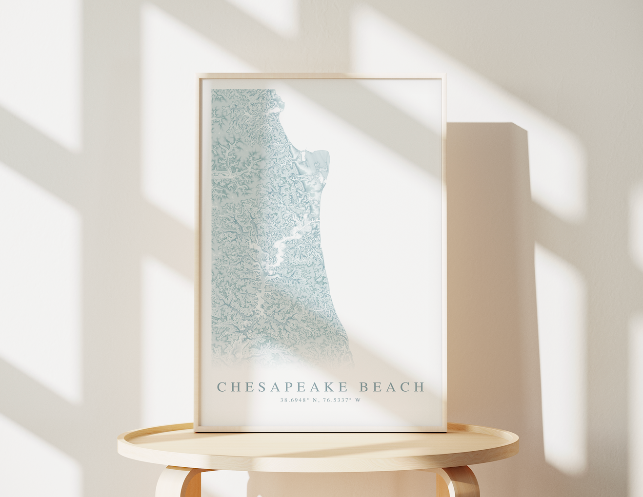 Chesapeake Beach Map Print