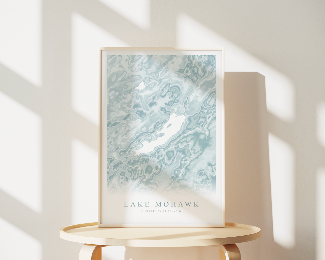 Lake Mohawk NJ Map Print