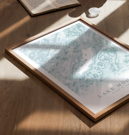 Lake Mohawk NJ Map Print