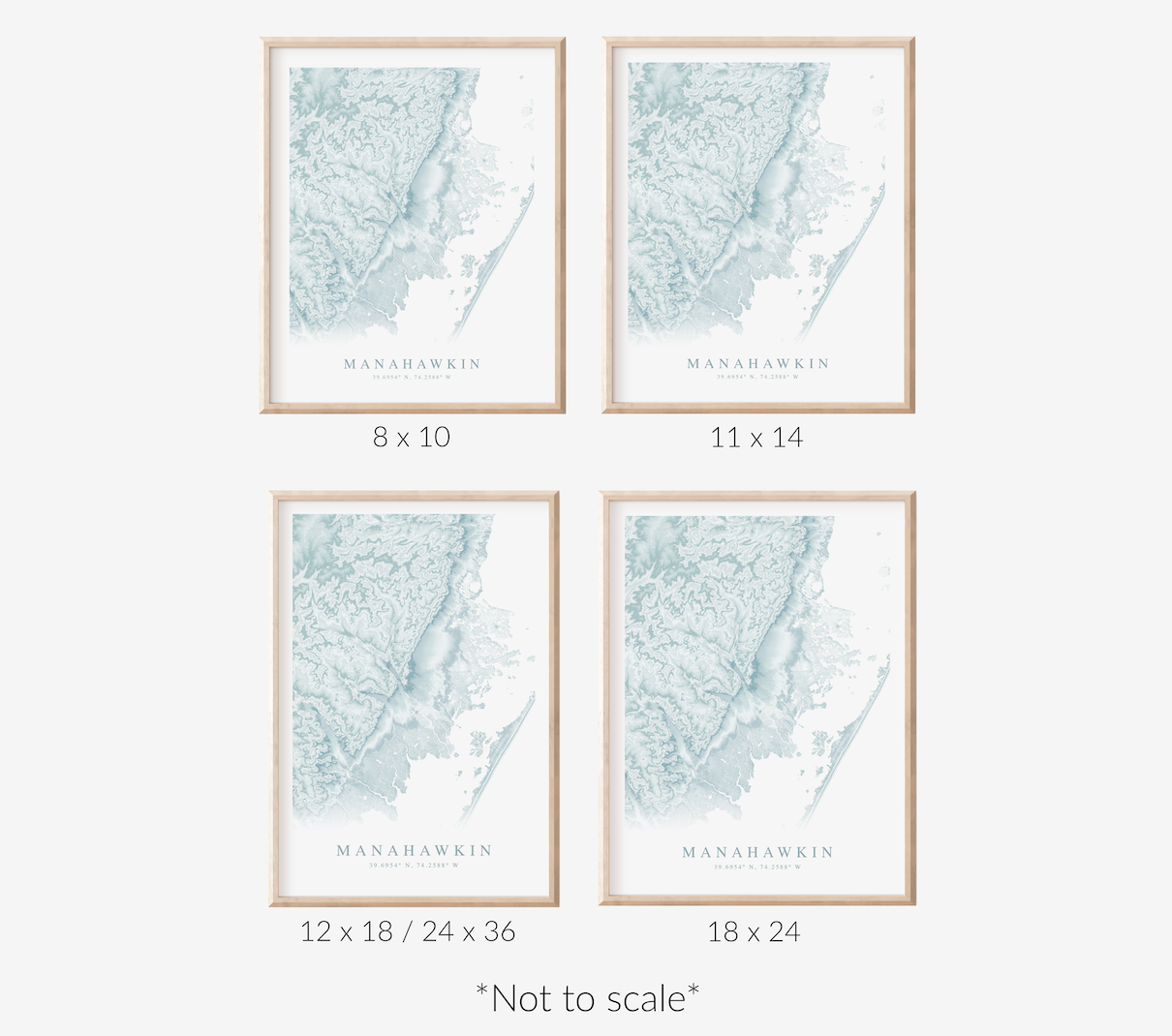 Manahawkin Map Print