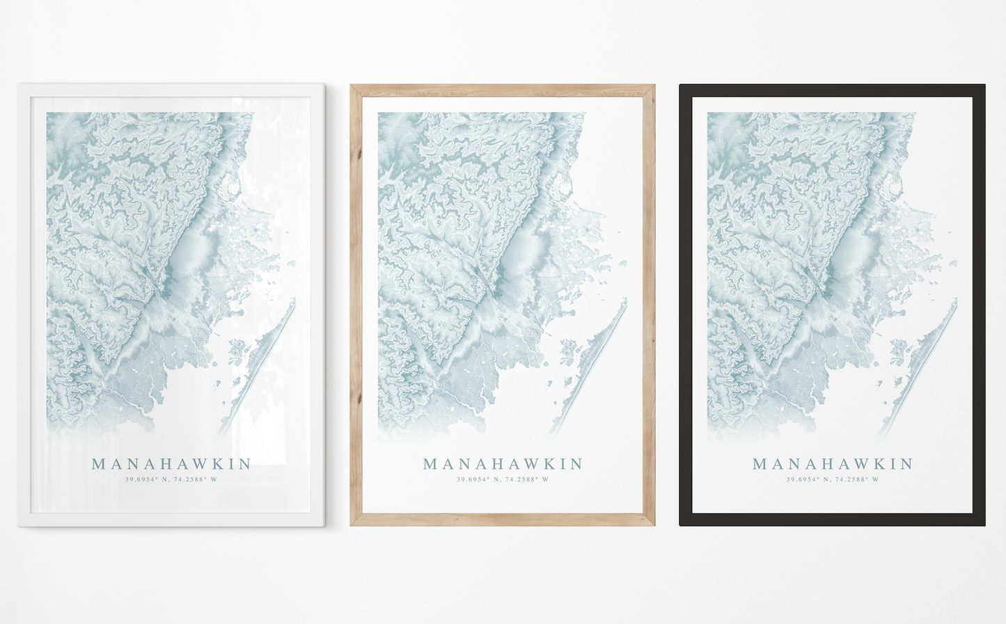 Manahawkin Map Print