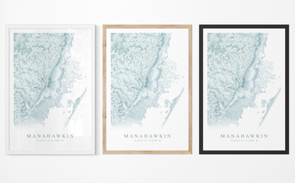 Manahawkin Map Print