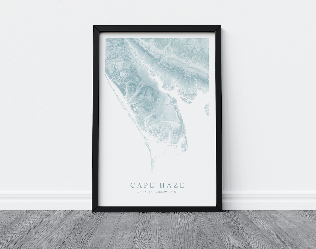 Cape Haze Map Print