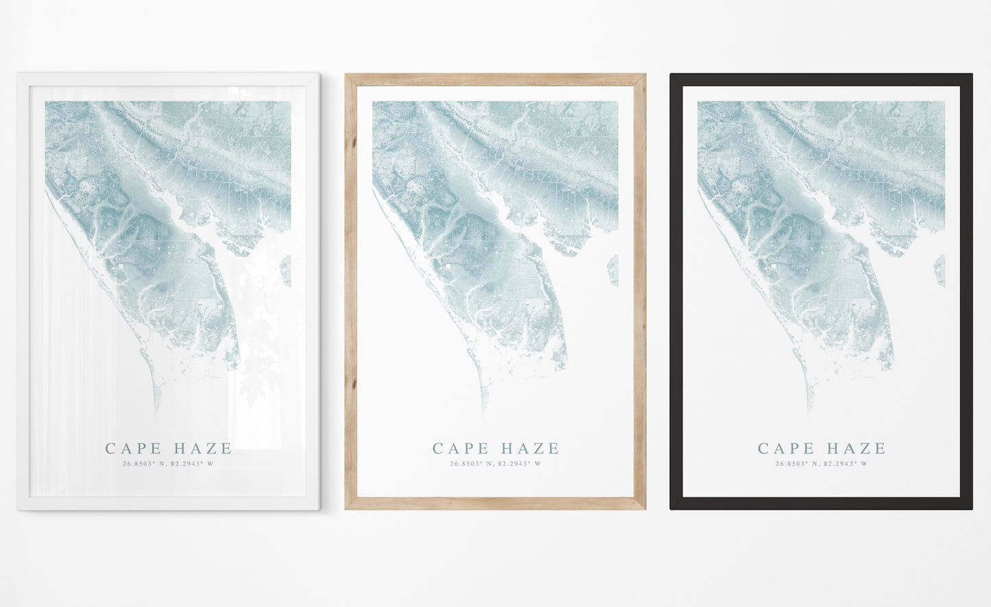 Cape Haze Map Print