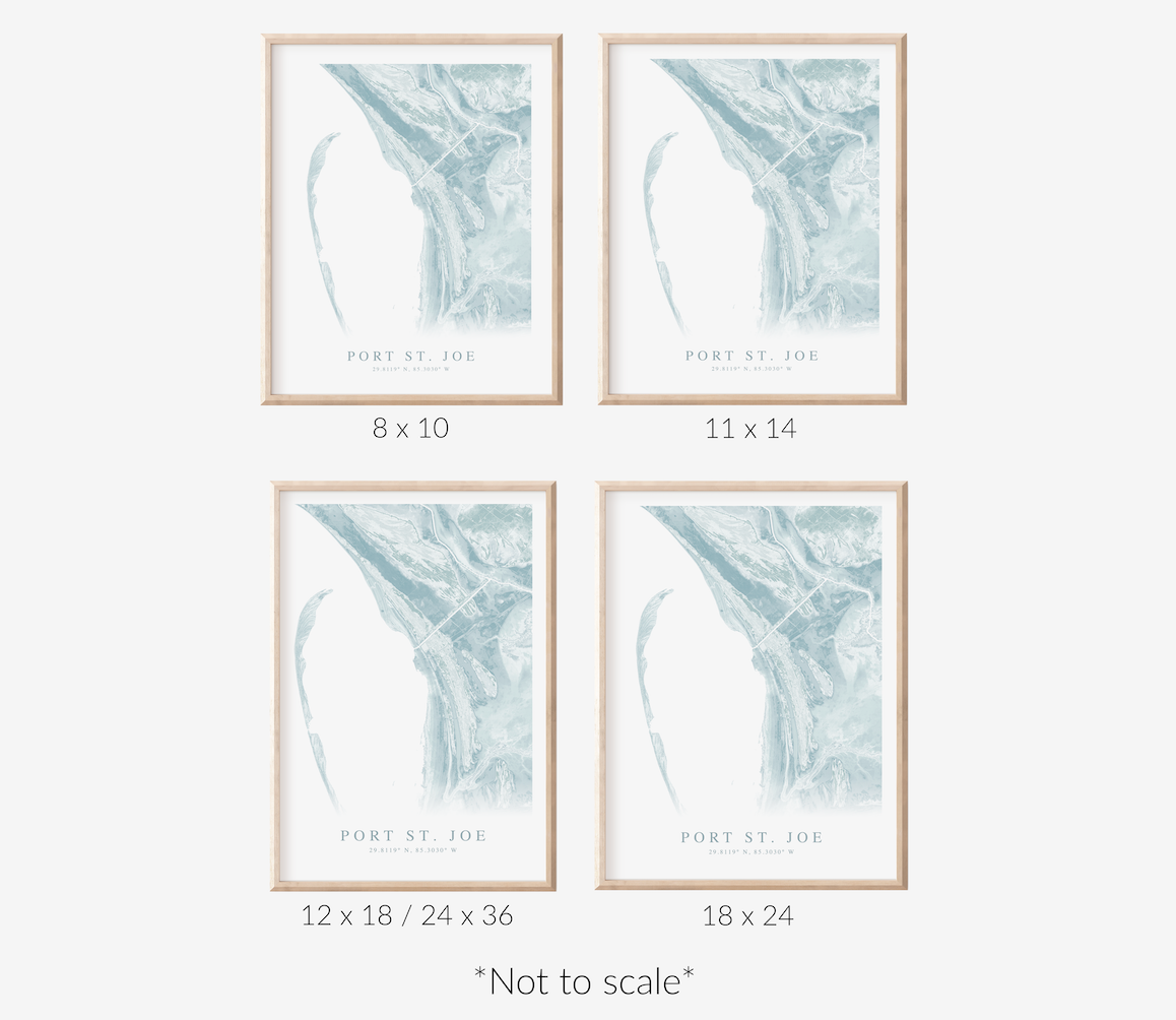 Port St. Joe Map Print
