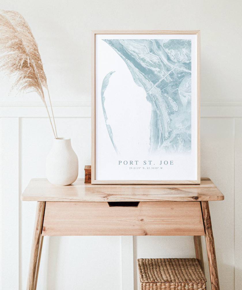 Port St. Joe Map Print