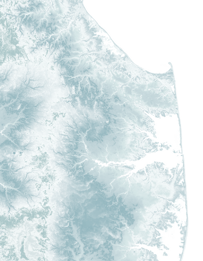 Delmarva Peninsula Map Print