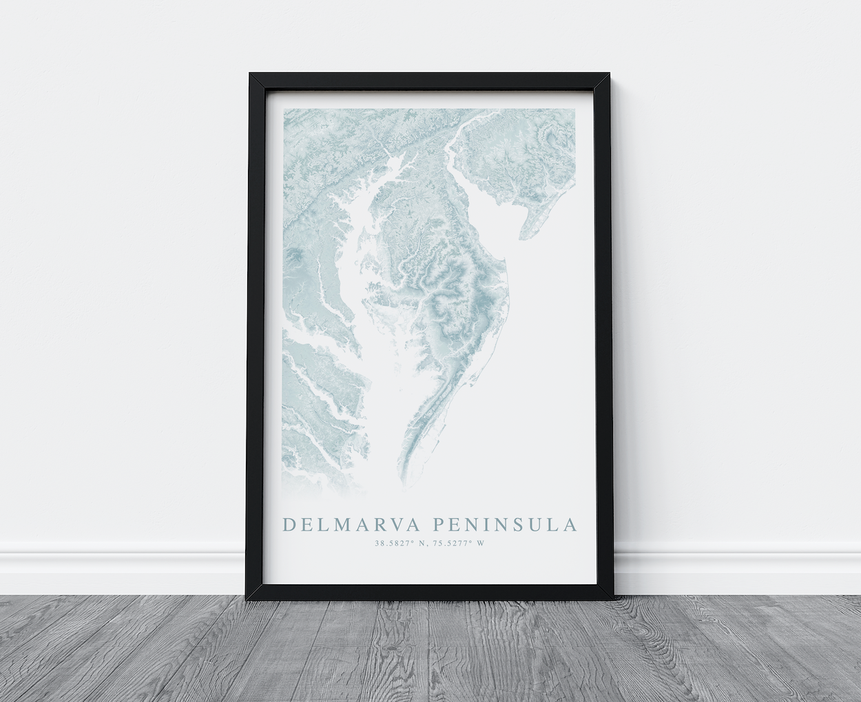 Delmarva Peninsula Map Print