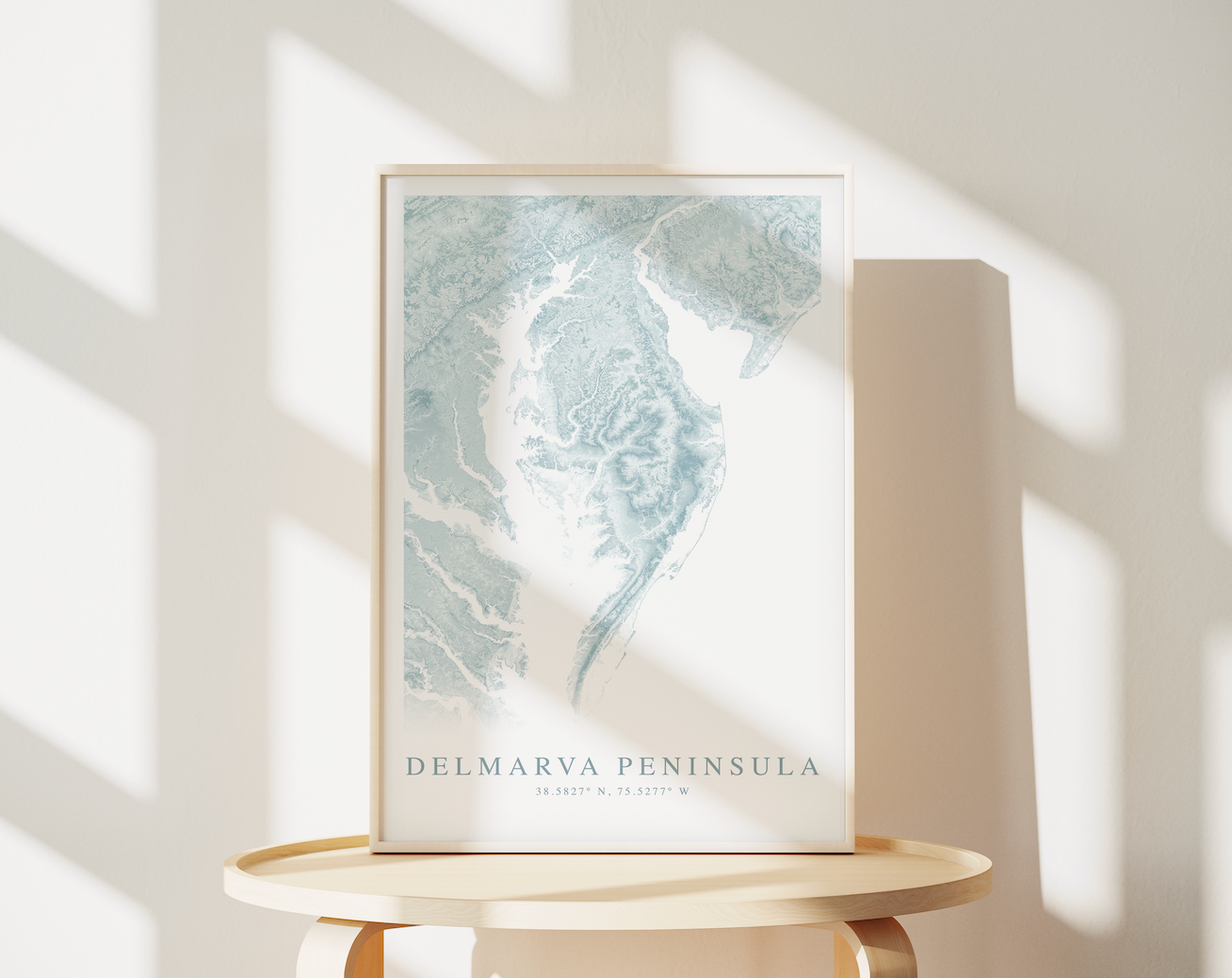 Delmarva Peninsula Map Print