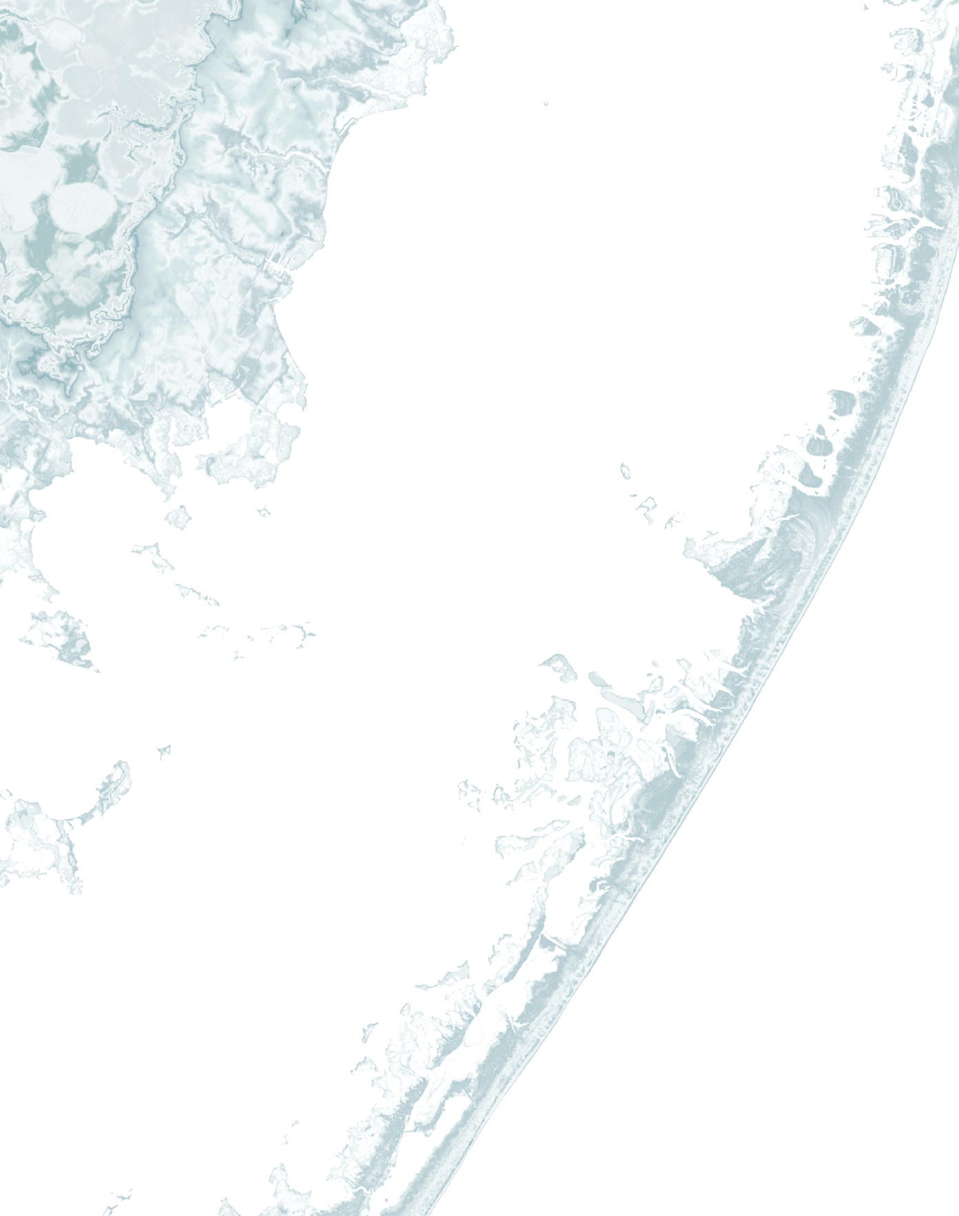 Assateague Island Map Print