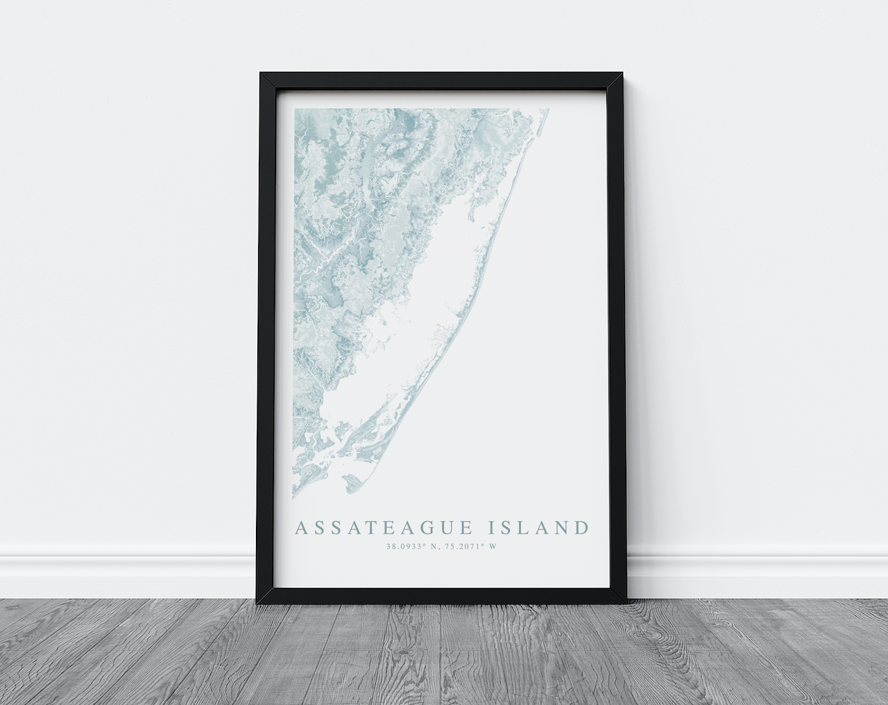 Assateague Island Map Print