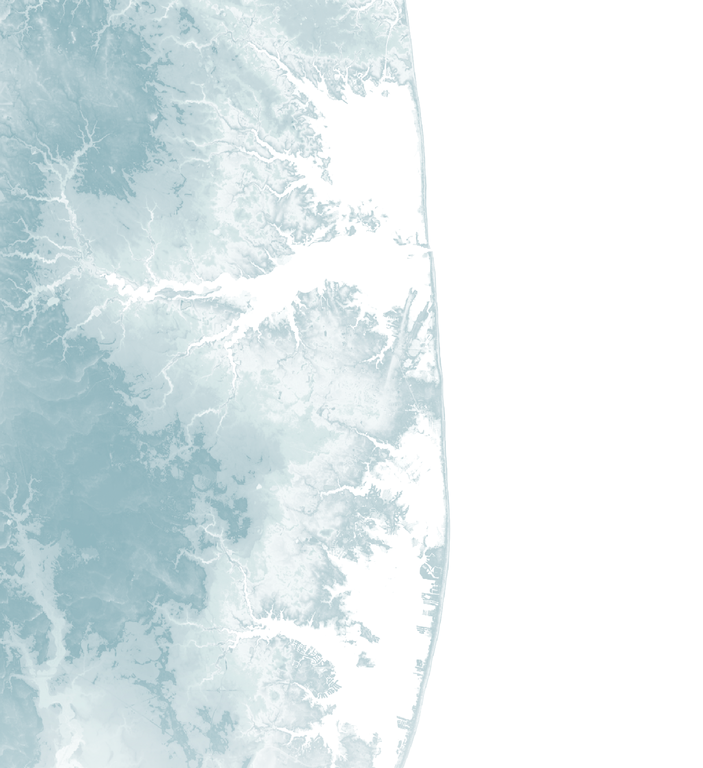 Delaware Coast Map Print