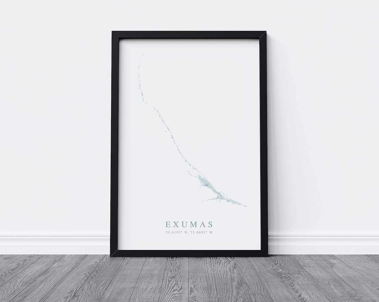 Exumas Map Print