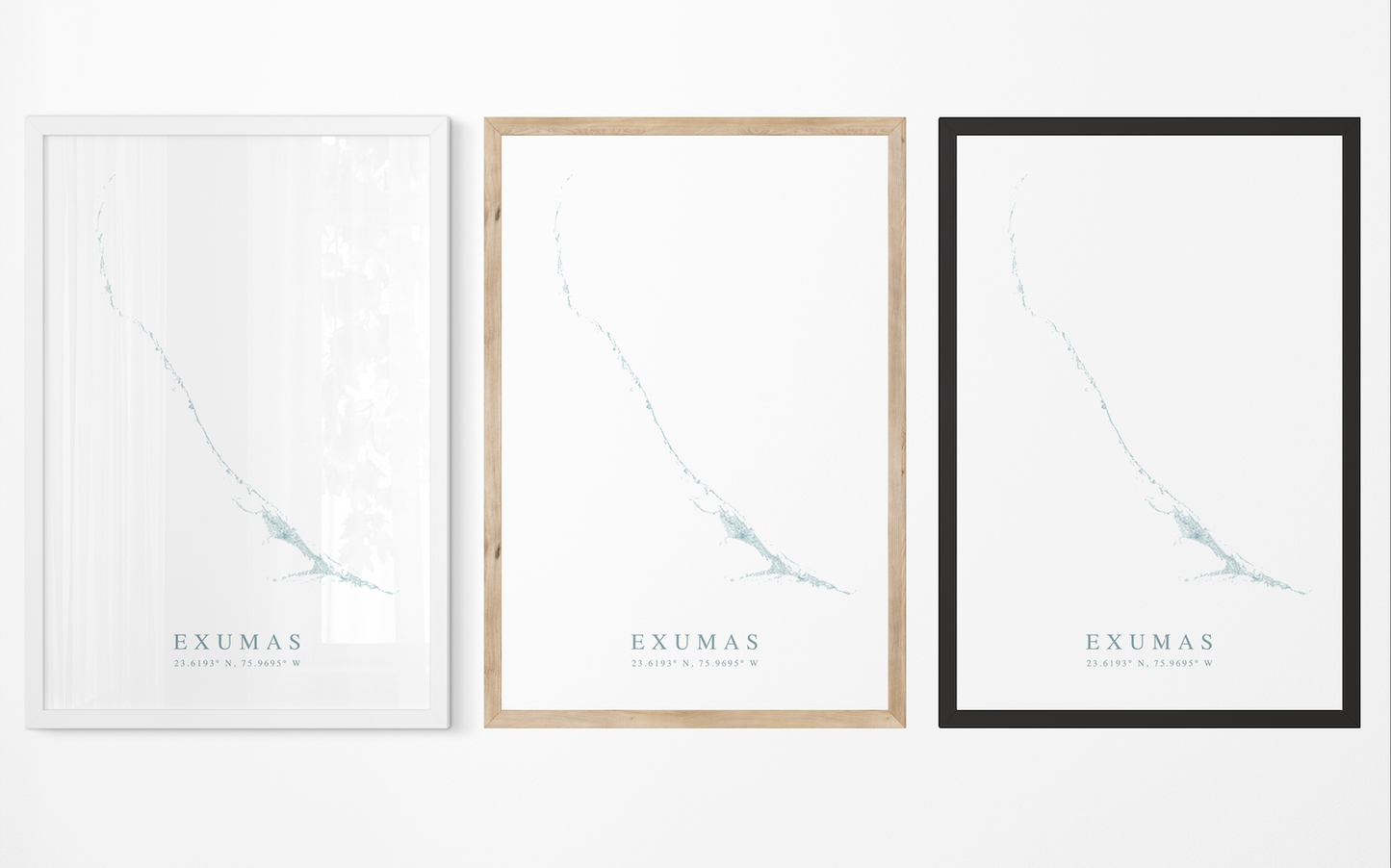 Exumas Map Print