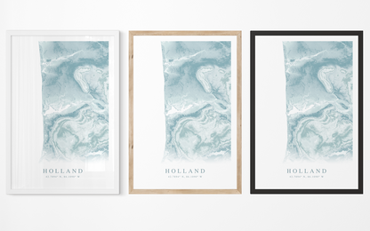 Holland MI Map Print