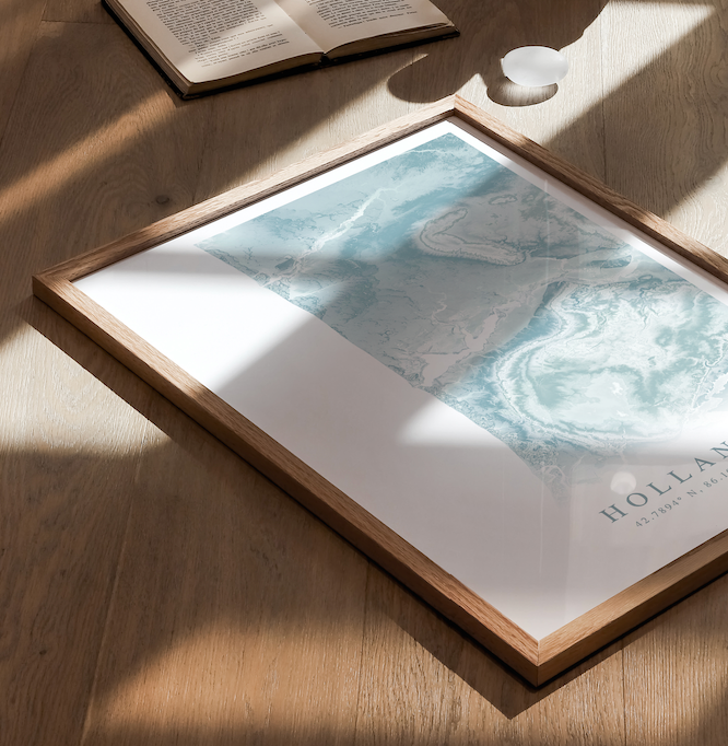 Holland MI Map Print