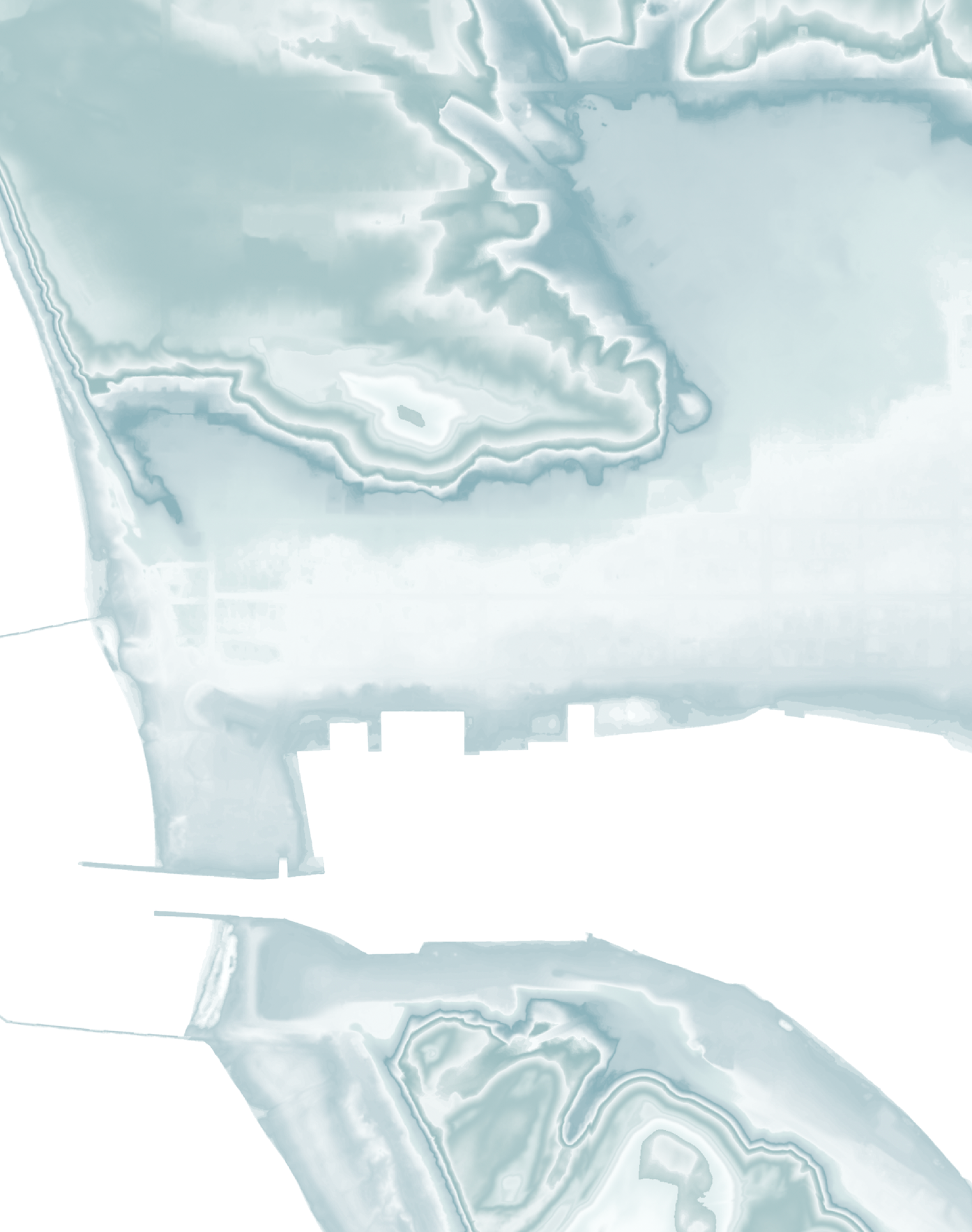 Frankfort MI Map Print