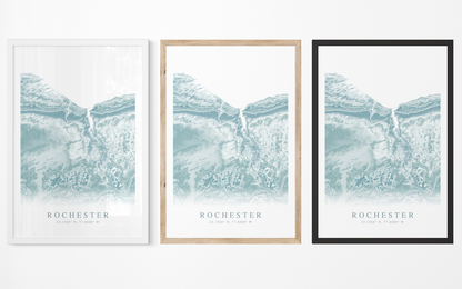 Rochester NY Map Print