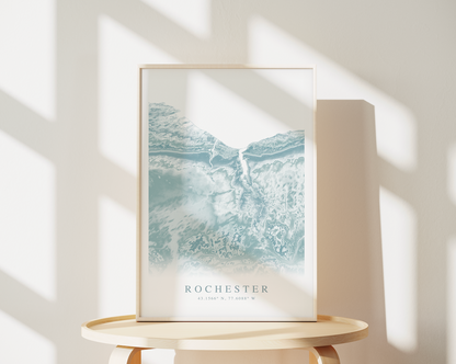 Rochester NY Map Print