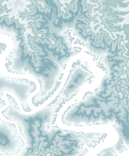 Lake Travis Map Print