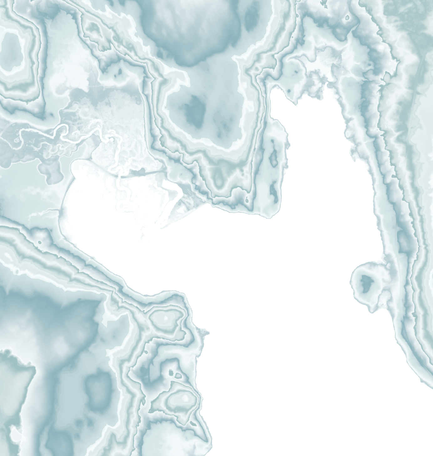 Newfound Lake Map Print