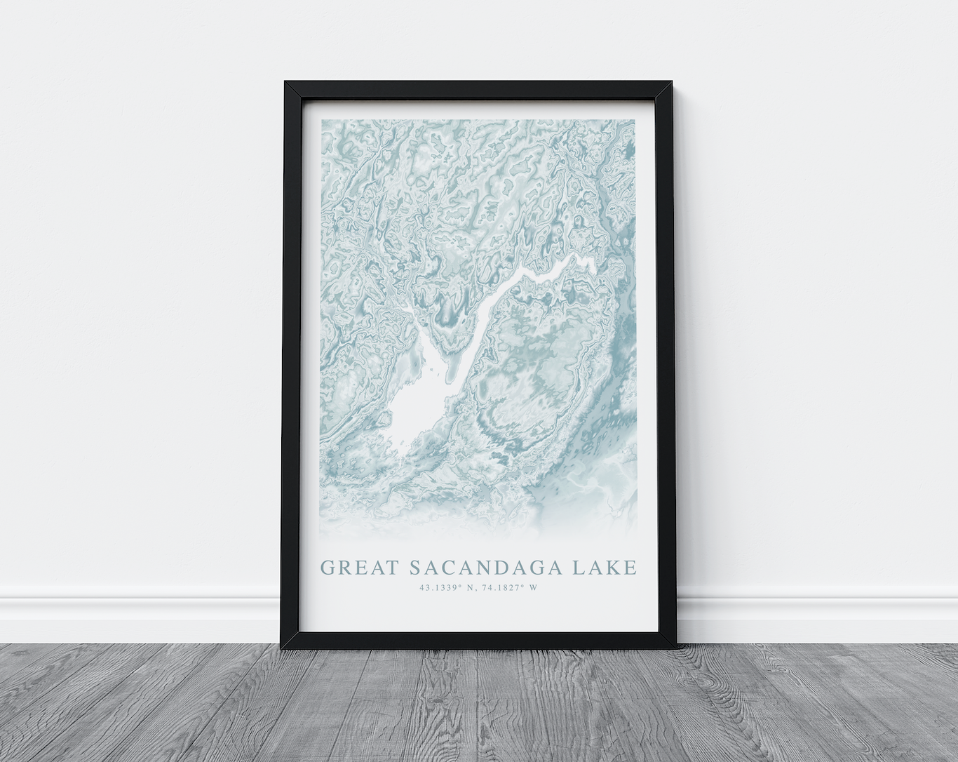 Great Sacandaga Lake Map Print