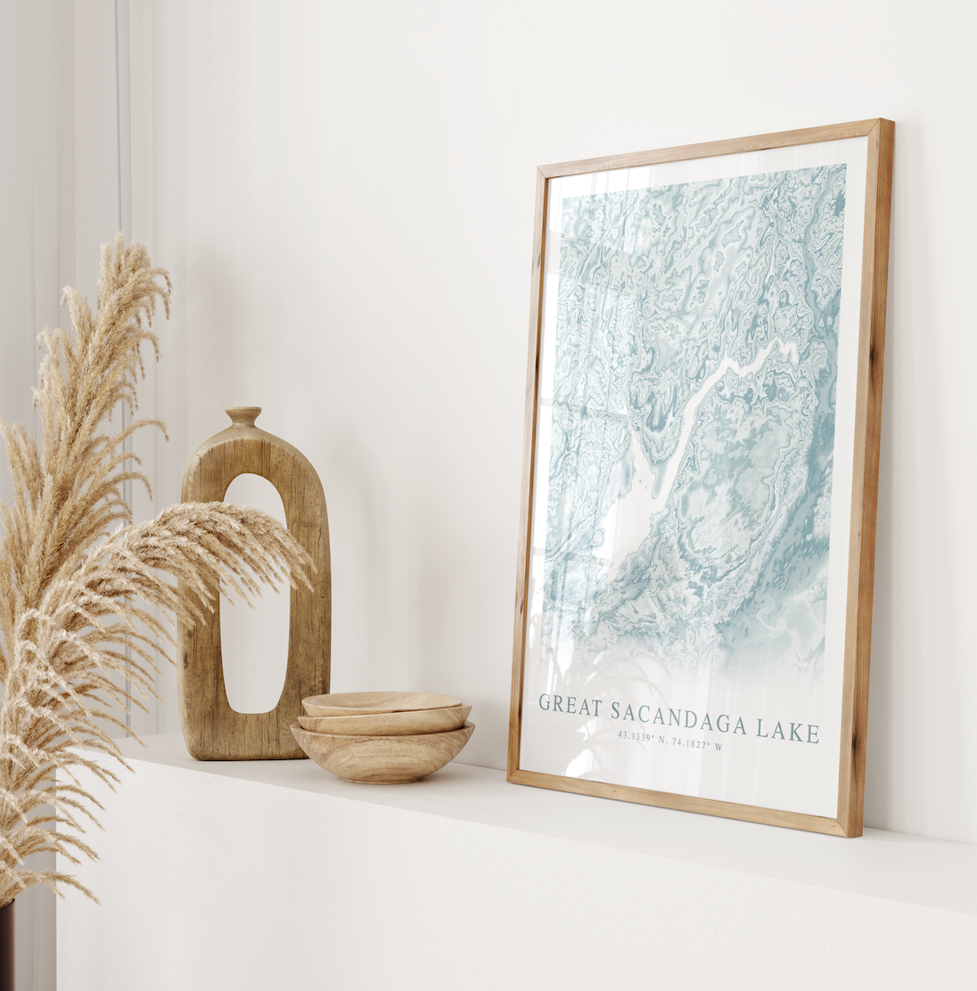 Great Sacandaga Lake Map Print