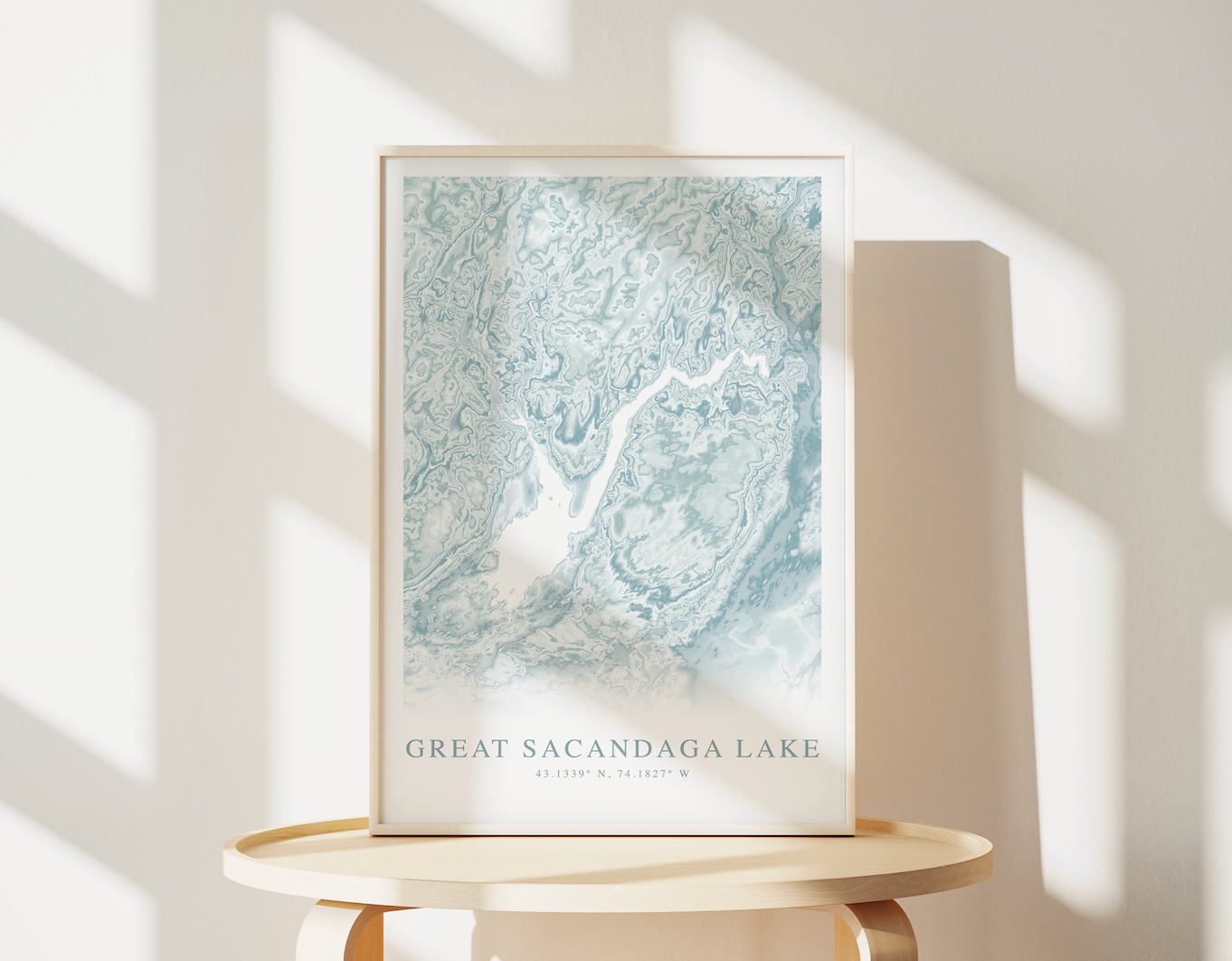 Great Sacandaga Lake Map Print