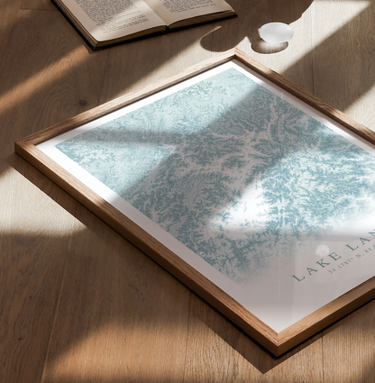 Lake Lanier Map Print