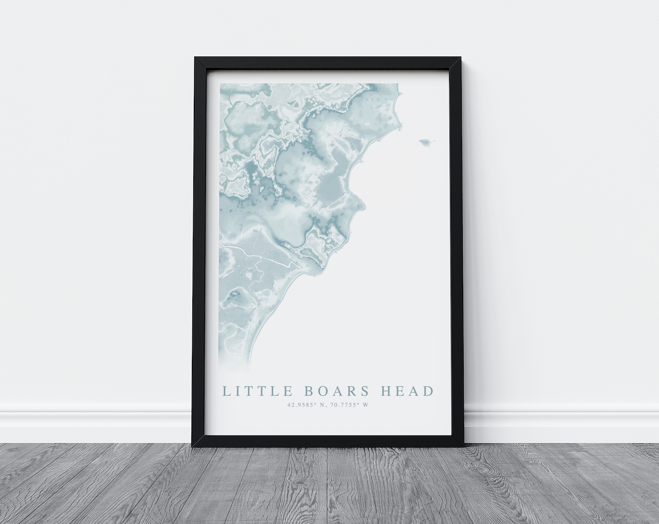 Little Boars Head Map Print