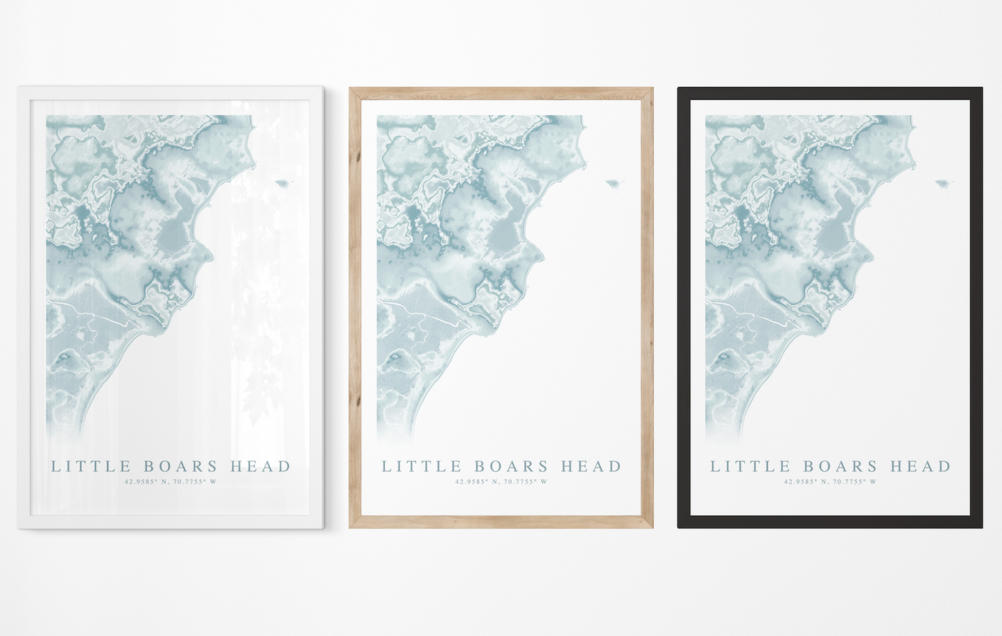 Little Boars Head Map Print
