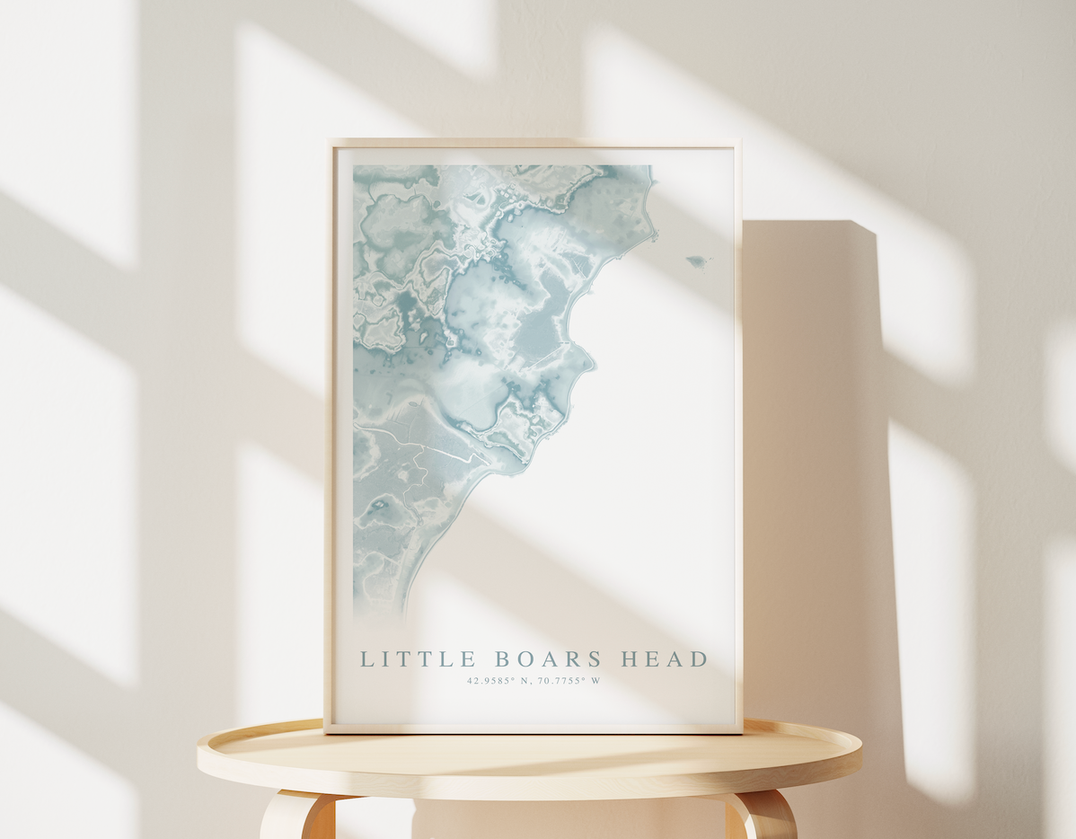 Little Boars Head Map Print