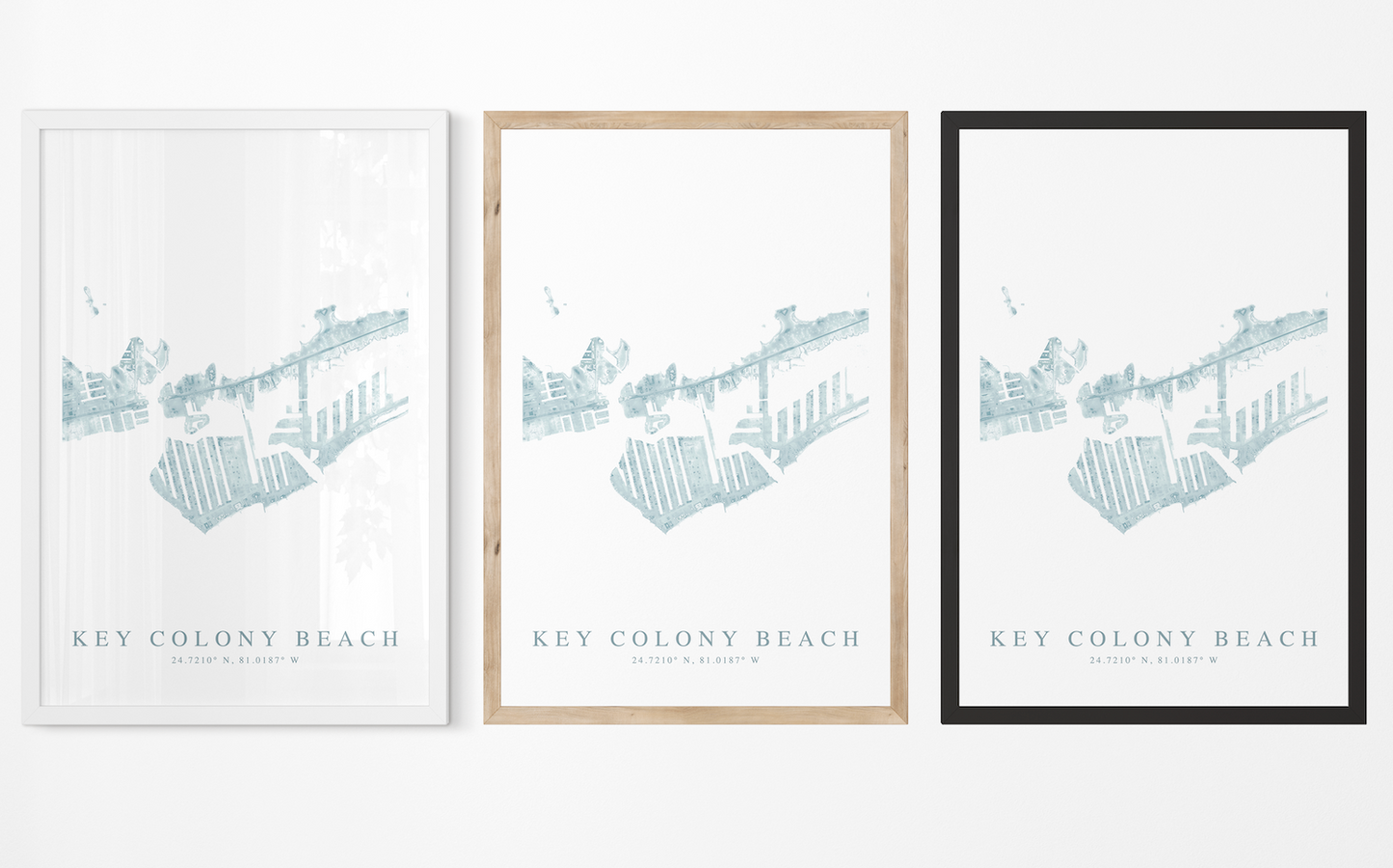 Key Colony Beach Map Print