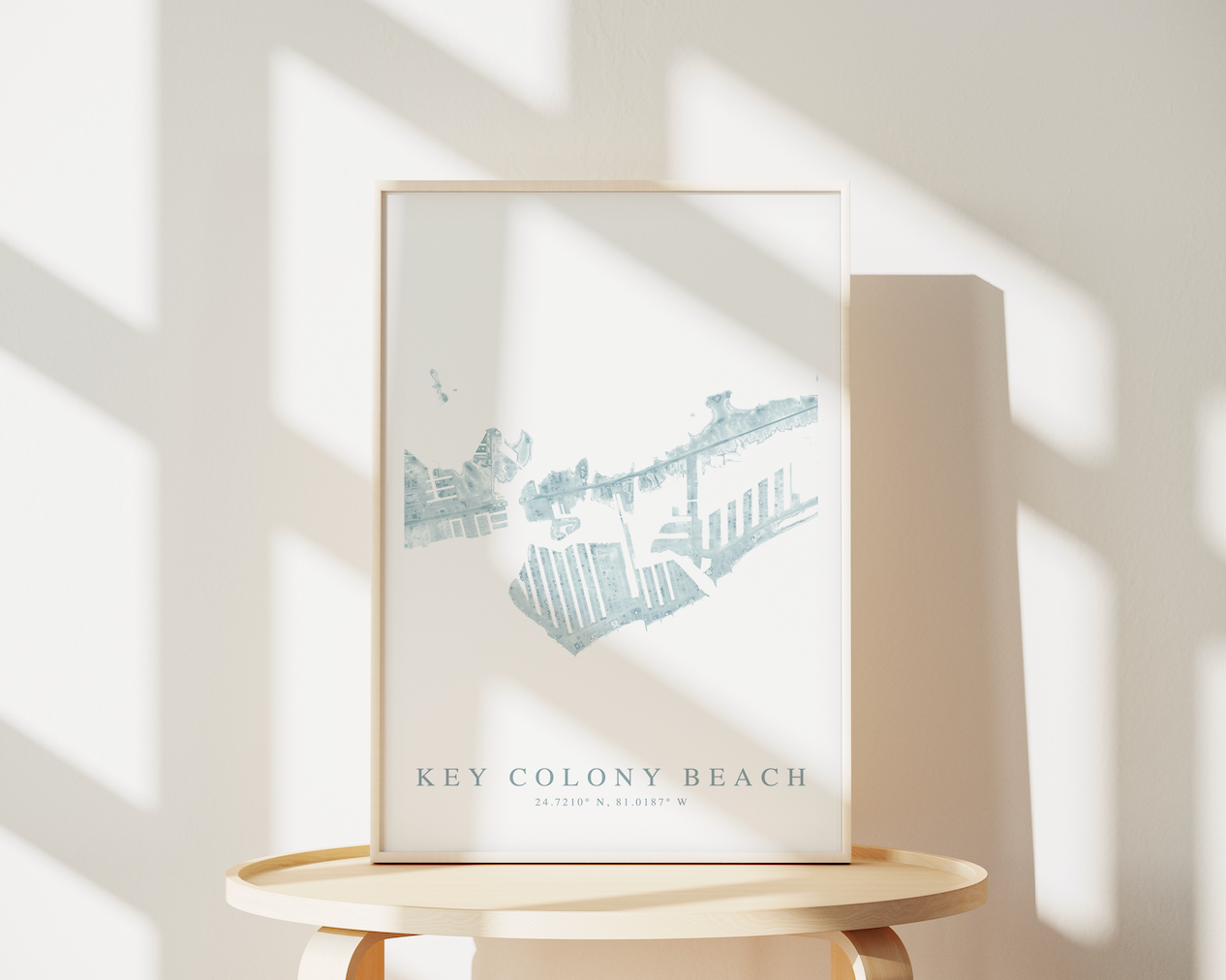 Key Colony Beach Map Print