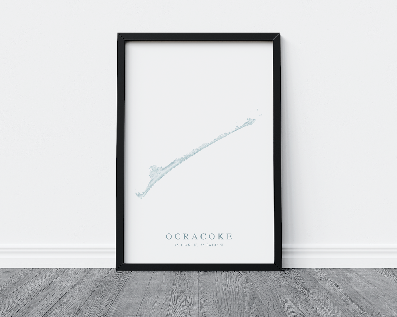 Ocracoke Map Print