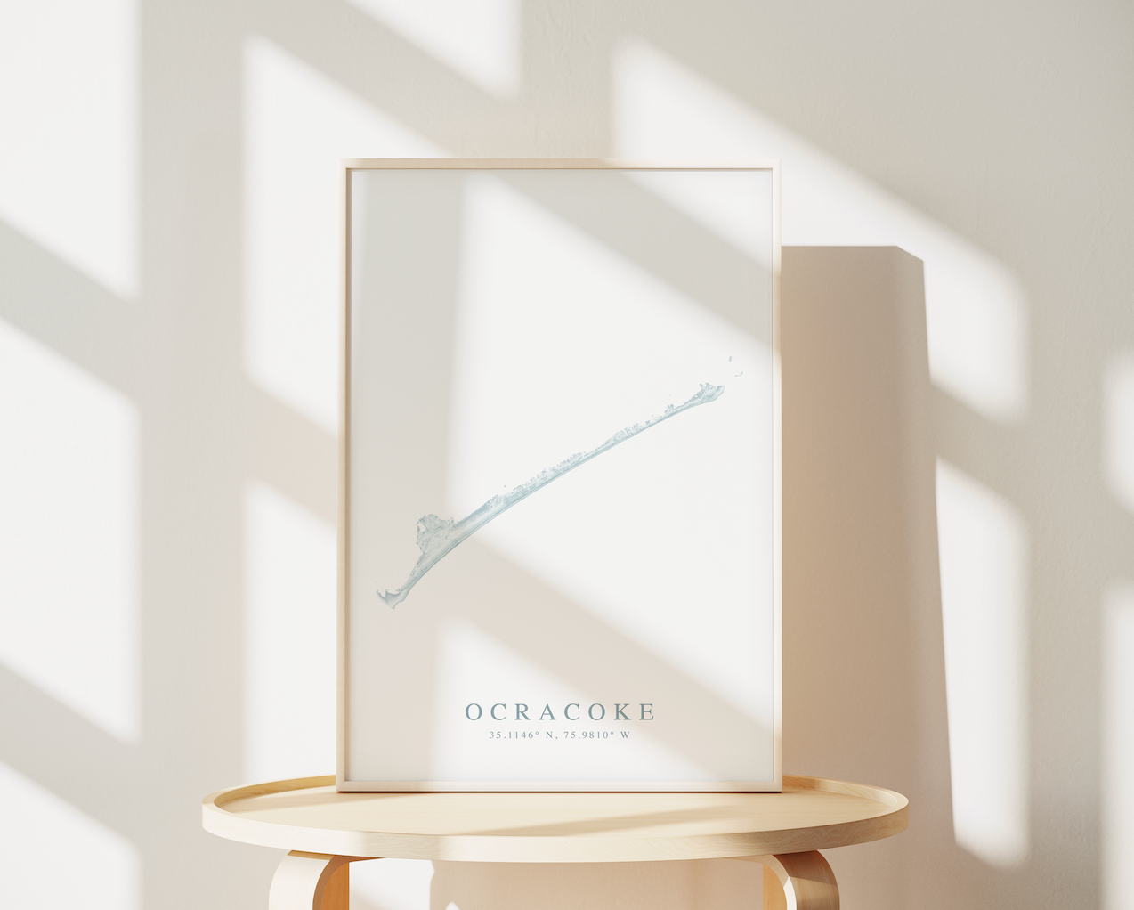 Ocracoke Map Print